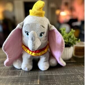 Disney Dumbo Plush, Gray Elephant Stuffed Animal 12" Toy